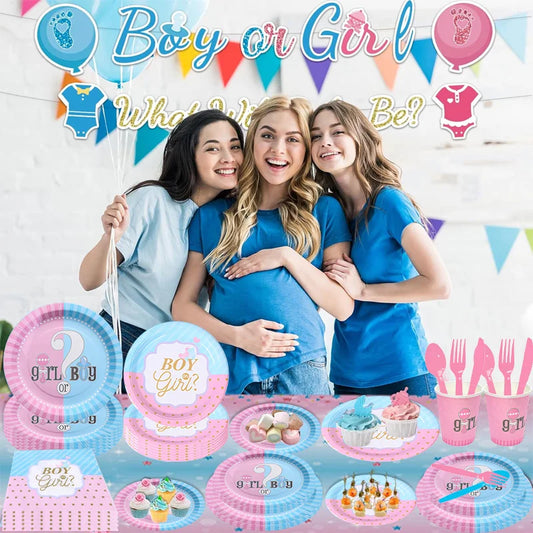 Gender Reveal Feest / Baby Shower Feest