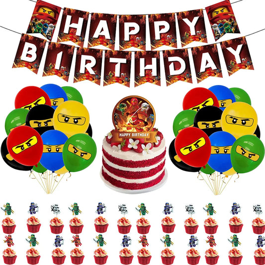Ninjago Verjaardagsfeestpakket