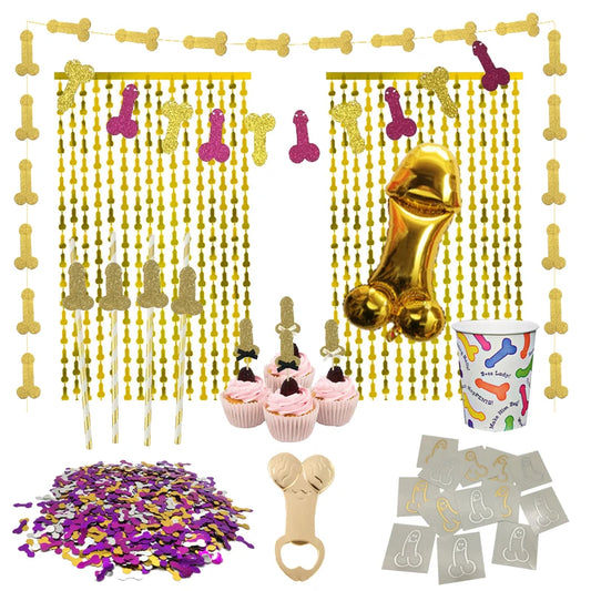 Feestelijke Decoratieset voor een Bachelorette Party