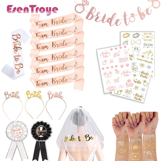 Complete 'Bride To Be' Set voor Vrijgezellenfeest